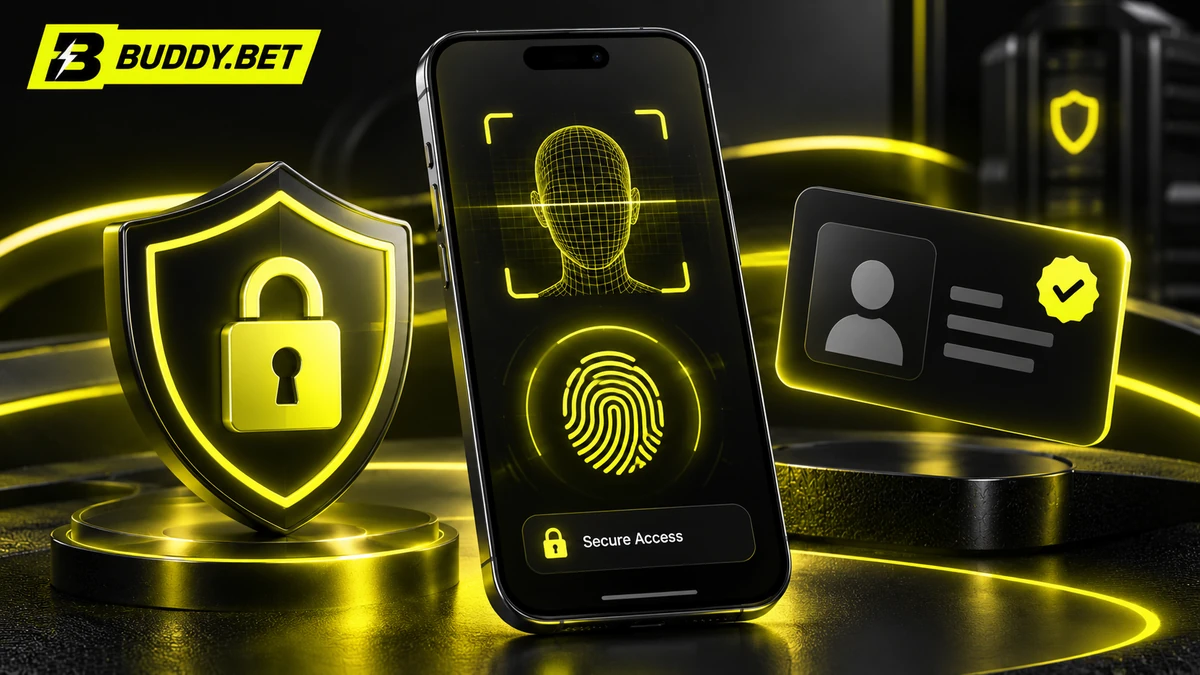 Buddy Bet account protection: encryption and biometric login